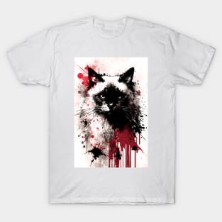 Birman Cat Portrait T-Shirt